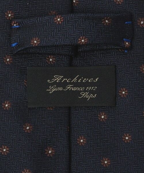 SHIPS / シップス ネクタイ | SHIPS: ヴィンテージ アーカイブ シルク ヘリン フラワー コモン ネクタイ | 詳細5