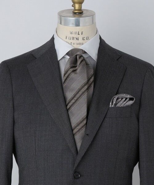 SHIPS / シップス ネクタイ | SHIPS: ヴィンテージ アーカイブ シルク ヘリン メランジ ストライプ ネクタイ | 詳細1