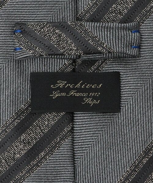 SHIPS / シップス ネクタイ | SHIPS: ヴィンテージ アーカイブ シルク ヘリン メランジ ストライプ ネクタイ | 詳細5