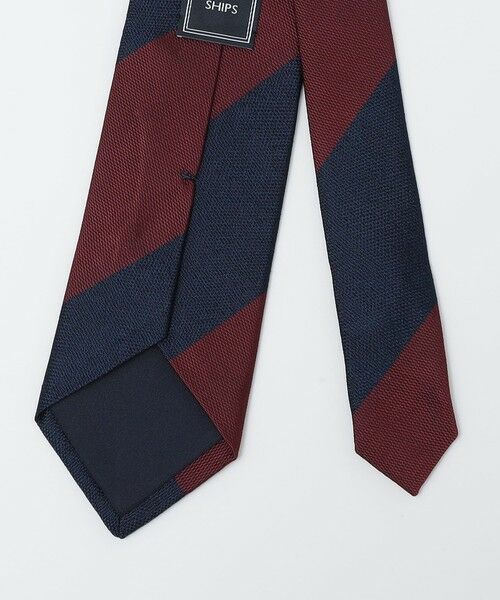 SHIPS / シップス ネクタイ | SHIPS: シルク バスケット ワイド ストライプ ネクタイ | 詳細4
