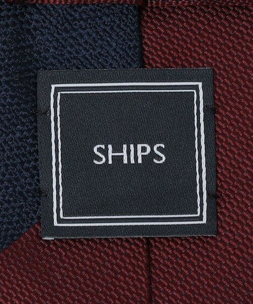 SHIPS / シップス ネクタイ | SHIPS: シルク バスケット ワイド ストライプ ネクタイ | 詳細5