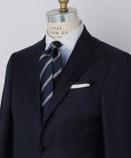 SHIPS / シップス ネクタイ | SHIPS: シルク バスケット ヘリンボーン ストライプ ネクタイ | 詳細2