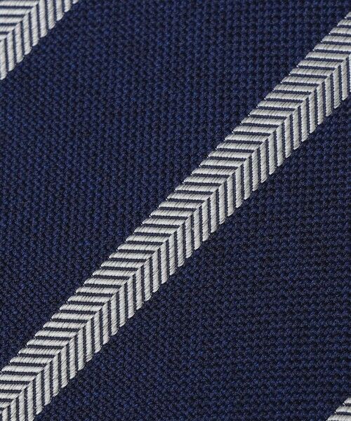 SHIPS / シップス ネクタイ | SHIPS: シルク バスケット ヘリンボーン ストライプ ネクタイ | 詳細5