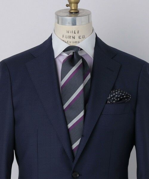 SHIPS / シップス ネクタイ | SHIPS: シルク レギュラー ストライプ ネクタイ | 詳細1