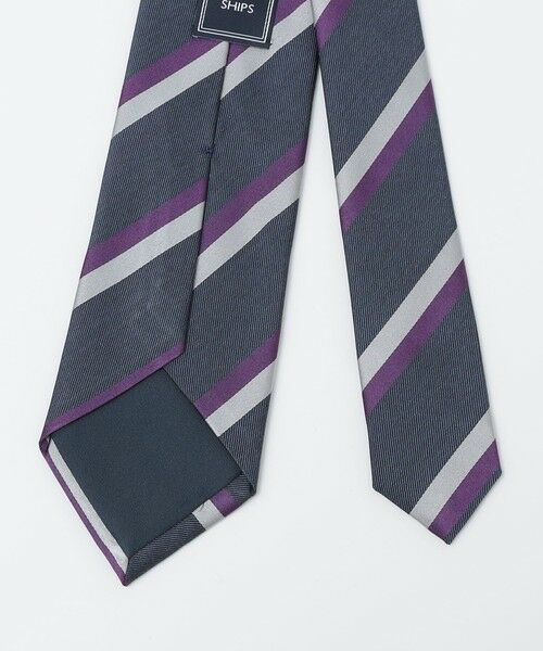 SHIPS / シップス ネクタイ | SHIPS: シルク レギュラー ストライプ ネクタイ | 詳細4