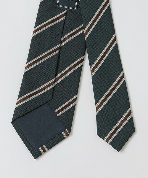 SHIPS / シップス ネクタイ | SHIPS: シルク バスケット ストライプ ネクタイ | 詳細2