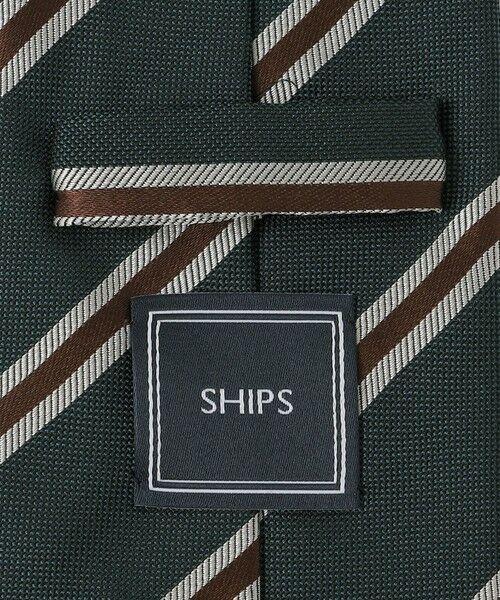 SHIPS / シップス ネクタイ | SHIPS: シルク バスケット ストライプ ネクタイ | 詳細3