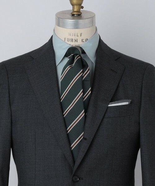 SHIPS / シップス ネクタイ | SHIPS: シルク バスケット ストライプ ネクタイ | 詳細5