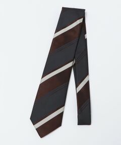 SHIPS / シップス ネクタイ | SHIPS: シルク ツイル サテン ストライプ ネクタイ