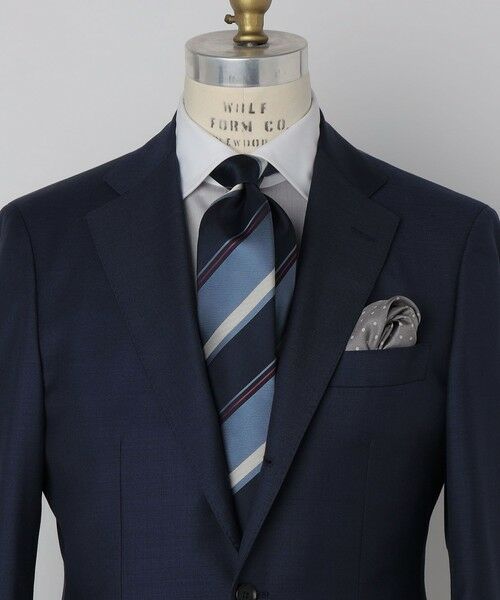 SHIPS / シップス ネクタイ | SHIPS: シルク ツイル サテン ストライプ ネクタイ | 詳細1