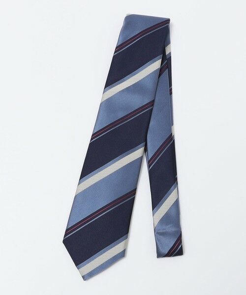 SHIPS / シップス ネクタイ | SHIPS: シルク ツイル サテン ストライプ ネクタイ | 詳細3