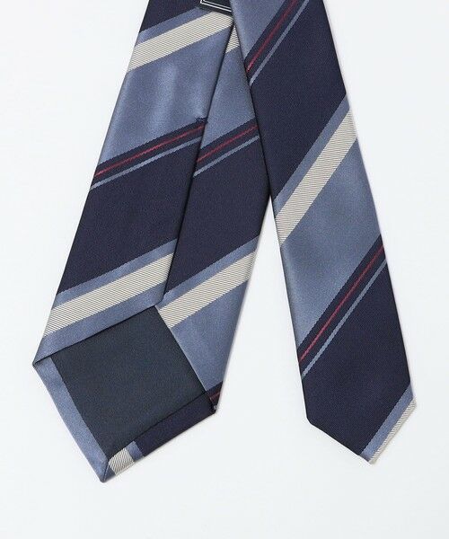 SHIPS / シップス ネクタイ | SHIPS: シルク ツイル サテン ストライプ ネクタイ | 詳細4