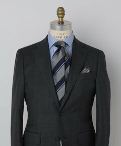 SHIPS / シップス ネクタイ | SHIPS: シルク ツイル バスケット ストライプ ネクタイ