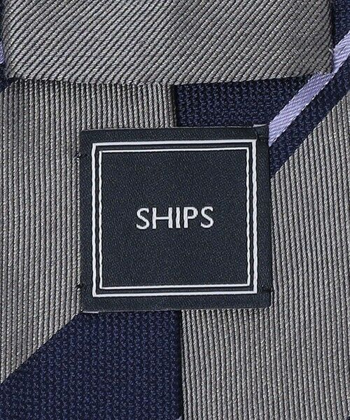 SHIPS / シップス ネクタイ | SHIPS: シルク ツイル バスケット ストライプ ネクタイ | 詳細5