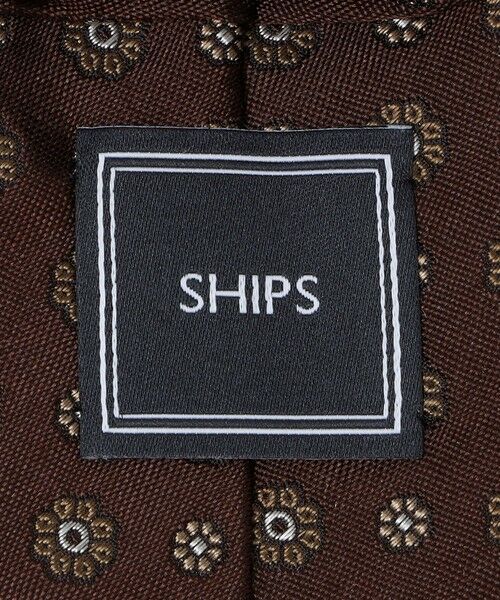 SHIPS / シップス ネクタイ | SHIPS: シルク サテン フラワー コモン ネクタイ | 詳細5
