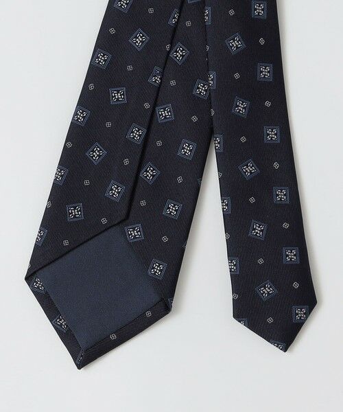 SHIPS / シップス ネクタイ | SHIPS: シルク ツイル スクエア コモン ネクタイ | 詳細1