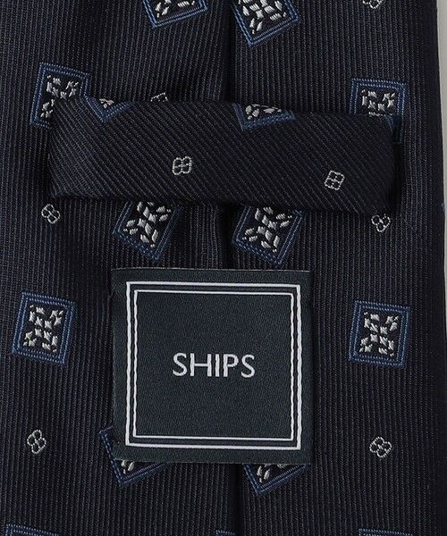 SHIPS / シップス ネクタイ | SHIPS: シルク ツイル スクエア コモン ネクタイ | 詳細2