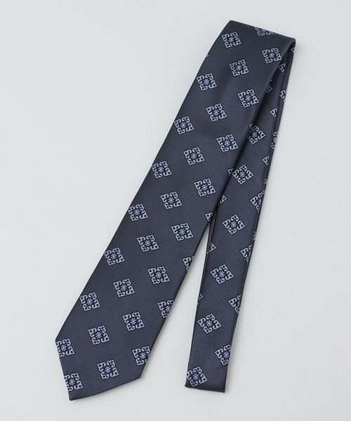 SHIPS / シップス ネクタイ | SHIPS: シルク ラージ スクエア コモン ネクタイ（ダークグレー）