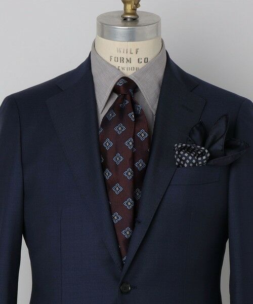 SHIPS / シップス ネクタイ | SHIPS: シルク ラージ スクエア コモン ネクタイ | 詳細1