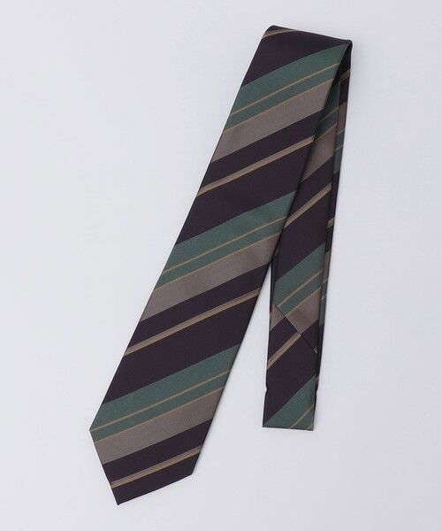 SHIPS / シップス ネクタイ | SHIPS: シルク カスミ サテン マルチ ストライプ ネクタイ | 詳細3