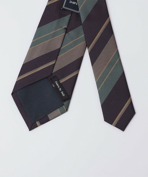 SHIPS / シップス ネクタイ | SHIPS: シルク カスミ サテン マルチ ストライプ ネクタイ | 詳細4