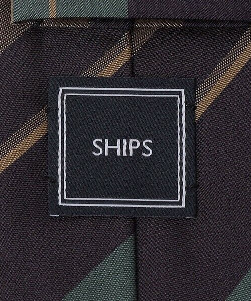 SHIPS / シップス ネクタイ | SHIPS: シルク カスミ サテン マルチ ストライプ ネクタイ | 詳細5