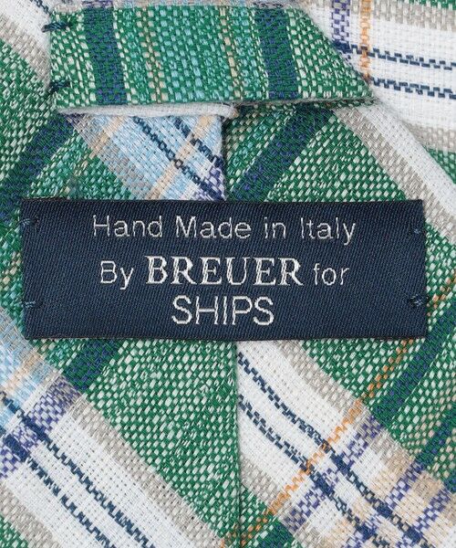 SHIPS / シップス ネクタイ | BREUER: リネン コットン チェック ネクタイ | 詳細2
