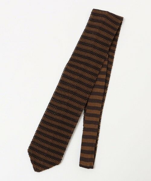 SHIPS / シップス ネクタイ | SOZZI: シルク ボーダー ニット ネクタイ | 詳細1