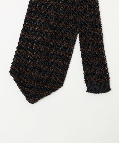 SHIPS / シップス ネクタイ | SOZZI: シルク ボーダー ニット ネクタイ | 詳細4