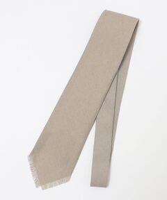 SHIPS / シップス ネクタイ | Stefano cau: リネン フリンジ 無地 ネクタイ