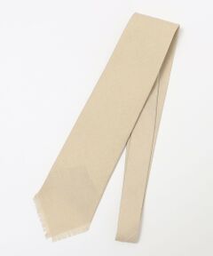 SHIPS / シップス ネクタイ | Stefano cau: リネン フリンジ 無地 ネクタイ