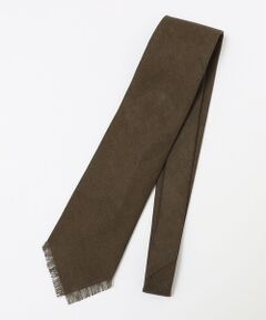 SHIPS / シップス ネクタイ | Stefano cau: リネン フリンジ 無地 ネクタイ