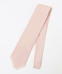 SHIPS / シップス ネクタイ | Stefano cau: リネン フリンジ 無地 ネクタイ