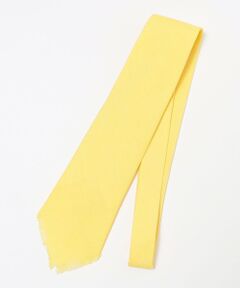 SHIPS / シップス ネクタイ | Stefano cau: リネン フリンジ 無地 ネクタイ