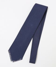 SHIPS / シップス ネクタイ | Stefano cau: リネン フリンジ 無地 ネクタイ