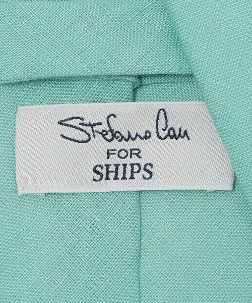 SHIPS / シップス ネクタイ | Stefano cau: リネン フリンジ 無地 ネクタイ | 詳細2