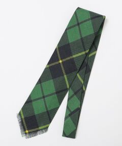 SHIPS / シップス ネクタイ | Stefano cau: リネン フリンジ タータンチェック ネクタイ