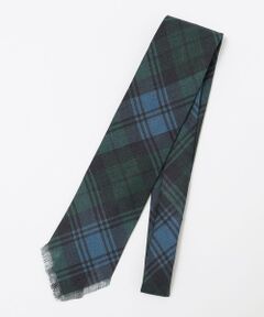 SHIPS / シップス ネクタイ | Stefano cau: リネン フリンジ タータンチェック ネクタイ