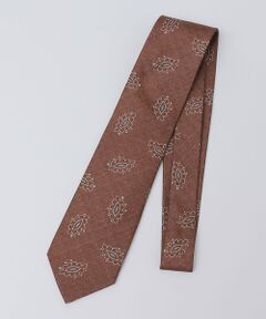 SHIPS / シップス ネクタイ | SHIPS: LUXURY シルク リーフモチーフ プリント ネクタイ