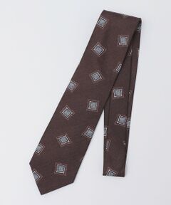 SHIPS / シップス ネクタイ | SHIPS: LUXURY シルク スクエア コモン プリント ネクタイ
