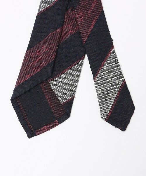 SHIPS / シップス ネクタイ | SHIPS: ラグジュアリー シャンタン生地 ストライプ ネクタイ | 詳細1