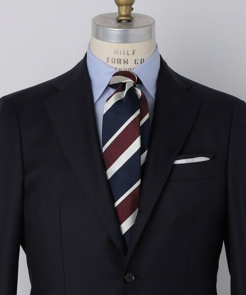 SHIPS / シップス ネクタイ | SHIPS: スナゴ/レップ ワイド ストライプ ネクタイ | 詳細24