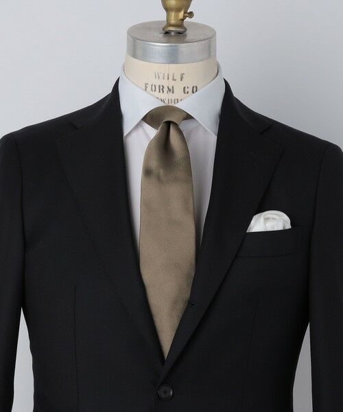 SHIPS / シップス ネクタイ | SHIPS: フォサッティ サテン 無地 ネクタイ | 詳細4