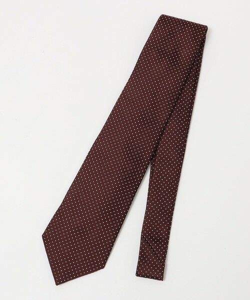 SHIPS / シップス ネクタイ | SHIPS: フォサッティ サテン ピンドット ネクタイ | 詳細9