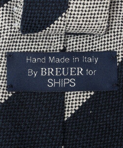 SHIPS / シップス ネクタイ | BREUER: コットン リネン バスケット ネクタイ | 詳細2