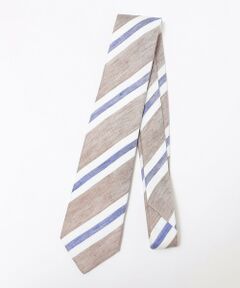SHIPS / シップス ネクタイ | BREUER: コットン リネン ストライプ ネクタイ