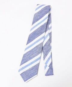 SHIPS / シップス ネクタイ | BREUER: コットン リネン ストライプ ネクタイ