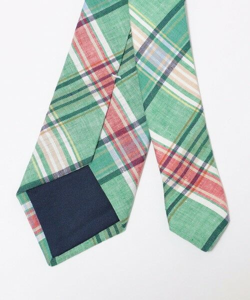 SHIPS / シップス ネクタイ | BREUER: リネン マドラス チェック ネクタイ | 詳細1