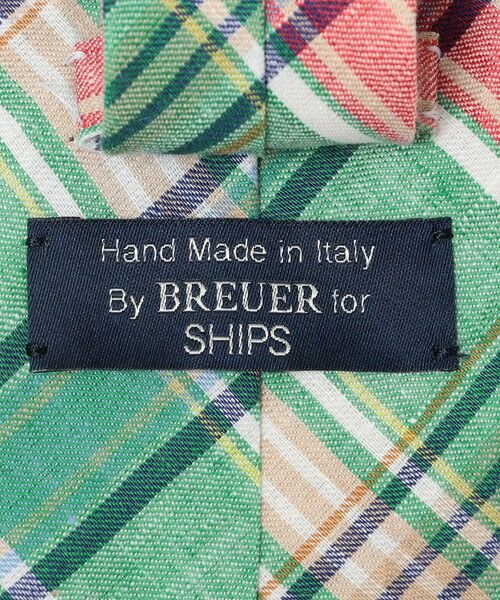 SHIPS / シップス ネクタイ | BREUER: リネン マドラス チェック ネクタイ | 詳細2