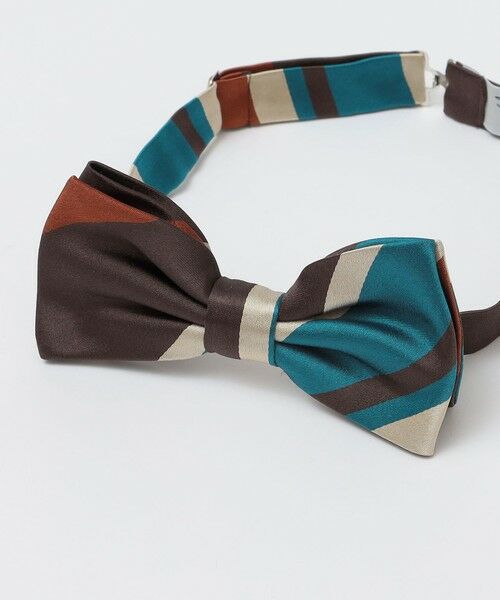 SHIPS / シップス ネクタイ | 【SHIPS別注】Stefano Cau: シルク レジメンタル ボウタイ | 詳細1